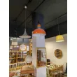 Lámpara de techo naranja vintage