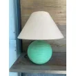 Lámpara de mesa cerámica verde