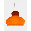 Lámpara de techo naranja