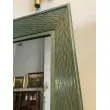 Espejo marco verde vintage