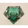 Cuenco monumental italiano de cristal de Murano facetado con talla de diamante, Flavio Poli
