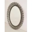 Espejo ovalado en hierro forjado. España años 70