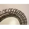 Espejo ovalado en hierro forjado. España años 70