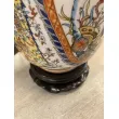 Lámpara de cerámica pintada a mano