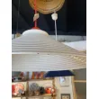 Lámpara de techo en metal blanco