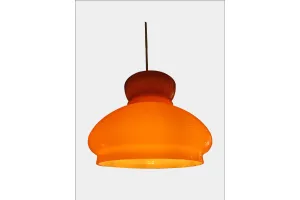 Lámpara de techo naranja