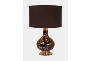 Lámpara de mesa de cristal de Murano años 60