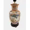 Lámpara de cerámica pintada a mano